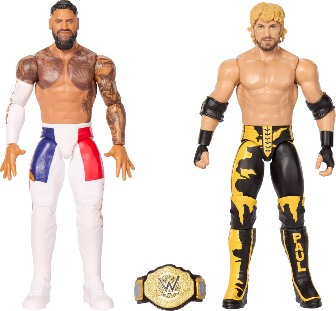 Mattel WWE Main Event Showdown Figuras de acción de 2 unidades con...