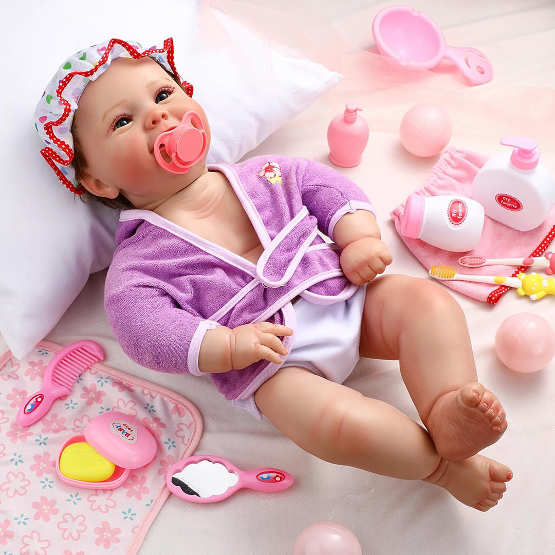 Rotatingpals Juego de 21 piezas de accesorios para muñecas de bebé,...