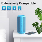 Ortizan Altavoz Bluetooth portátil inalámbrico, IPX7 impermeable, a...