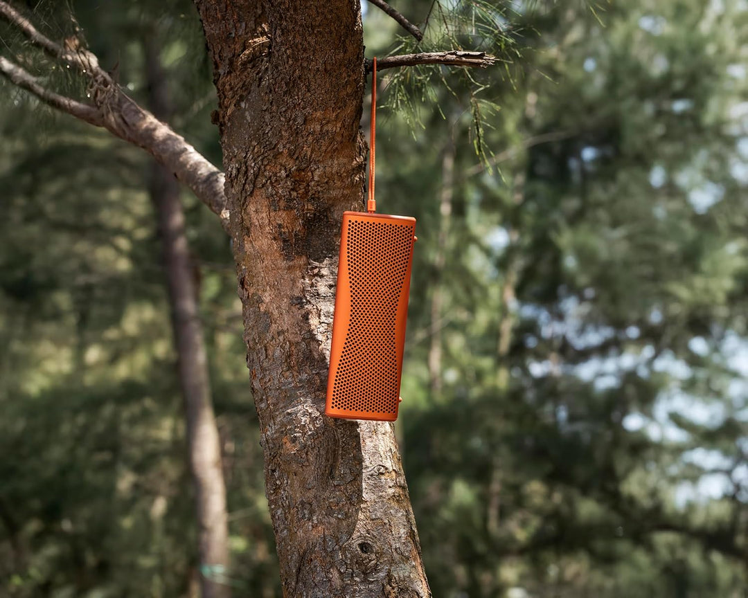KEF Muo Altavoz portátil de alta fidelidad (luna naranja)