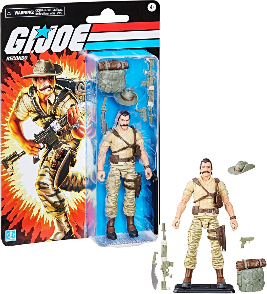 GI Joe Classified Series Retro Cardback Recondo Figura de
