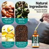 Aceite para el crecimiento de la barba, aceite de biotina para barb...