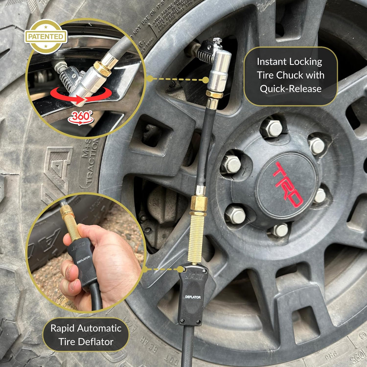 JACO 4X4 TrailPro - Compresor de aire portátil resistente, 3.5 CFM...