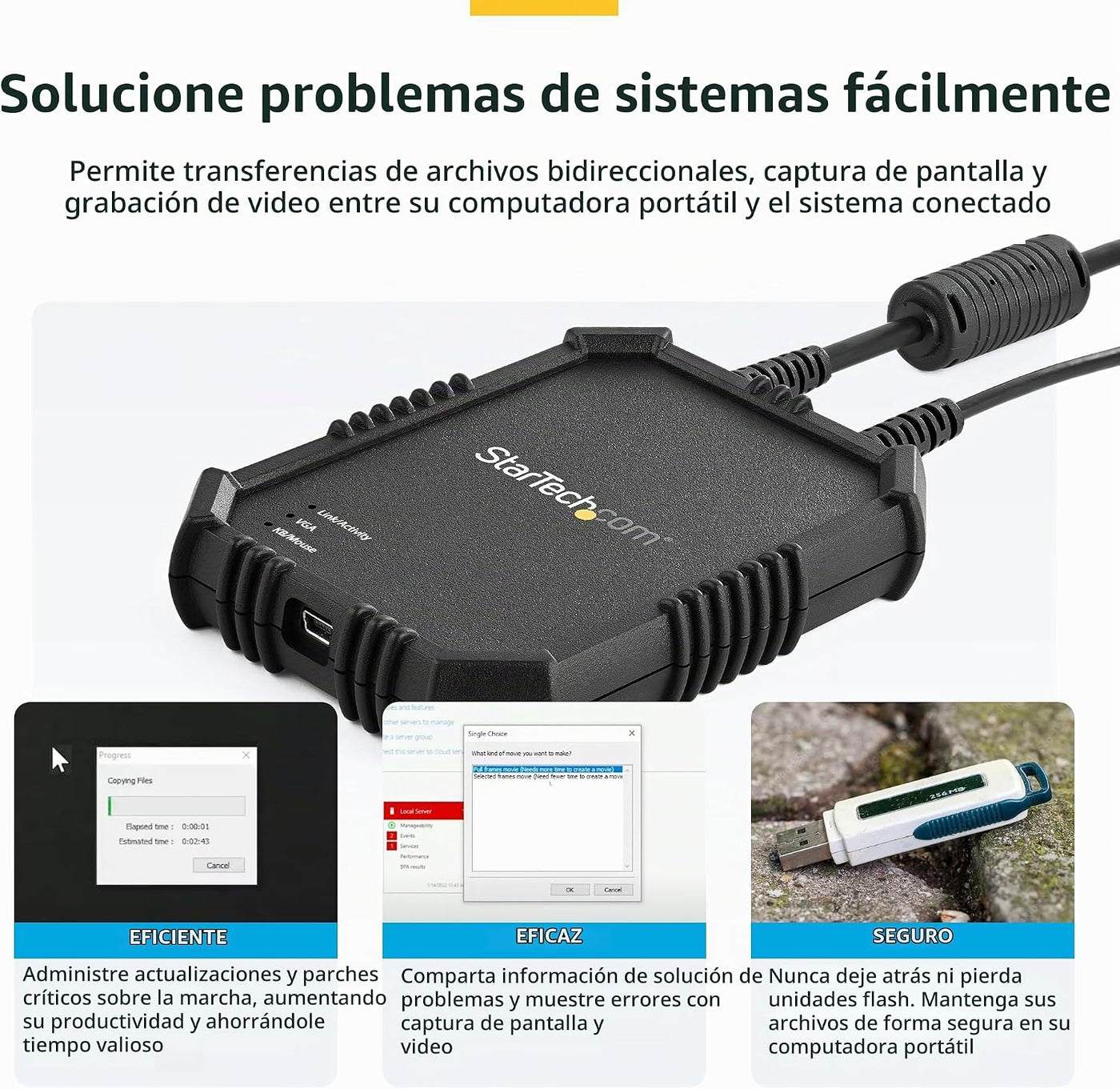 StarTech.com Adaptador de Carro de Choque para Laptop Robusto, Cons...