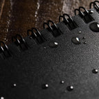 Rite In The Rain Cuaderno de espiral lateral resistente a la intemperie, 4.625 x 7 pulgadas, cubierta negra, patrón universal, paquete de 3 (No. 773L3)