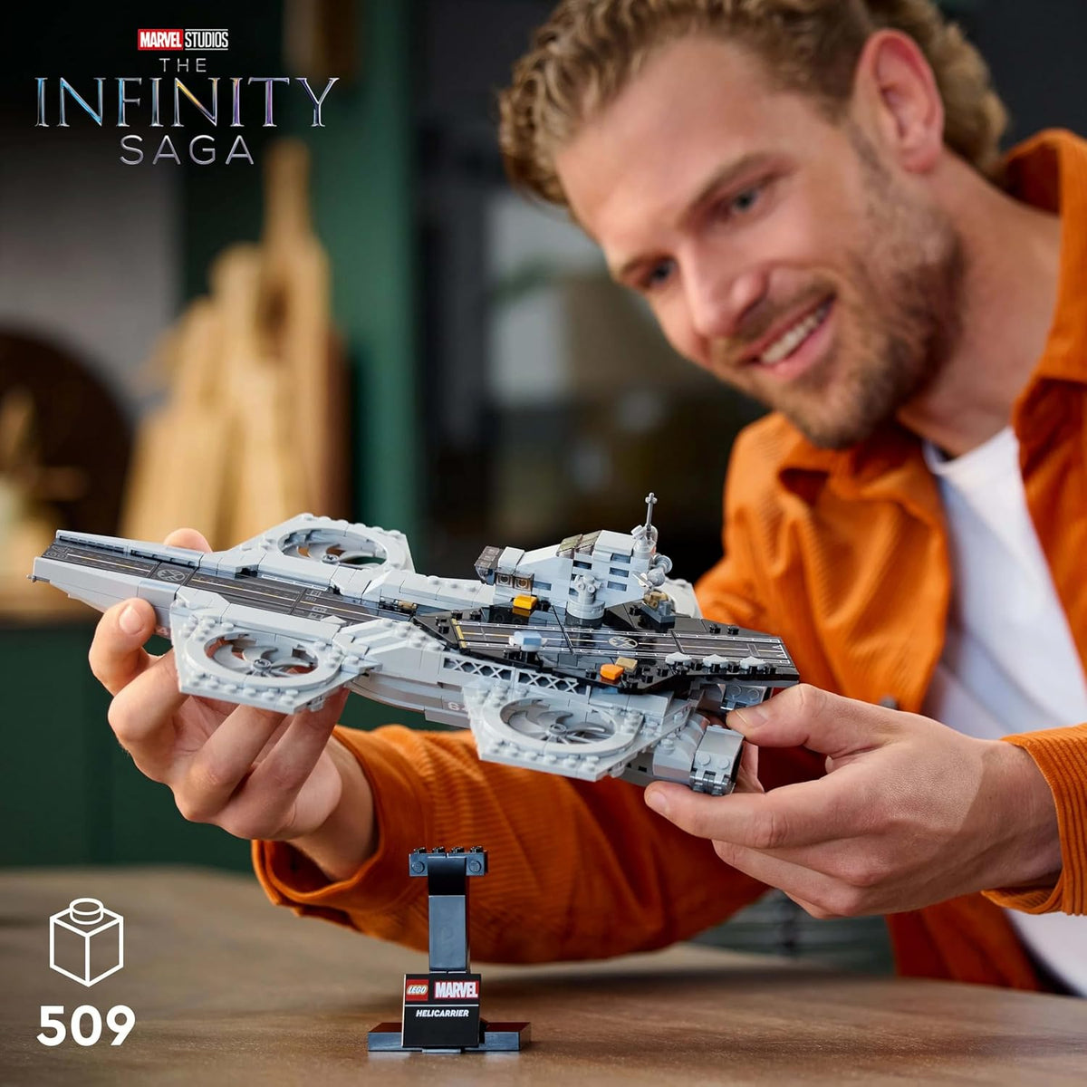 Lego 76295 Helitransporte de Los Vengadores 509 piezas Marvel Infinity Saga