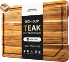 Tabla de cortar de madera de teca para cocina Tablero de charcutería
