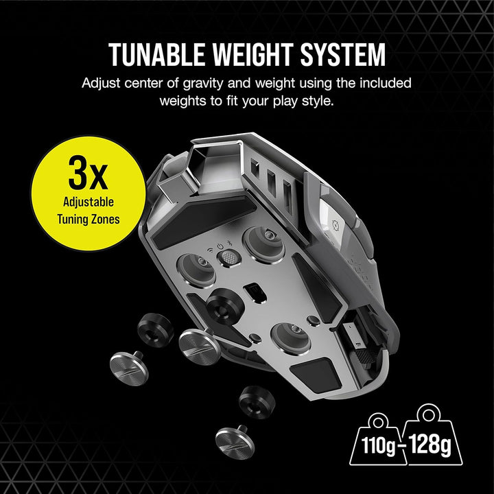 Corsair M65 RGB Ultra Wireless Tunable FPS Mouse inalámbrico para j...