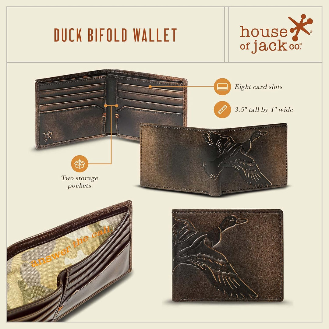 House of Jack Co. Billetera plegable para hombre | Cartera para hom...
