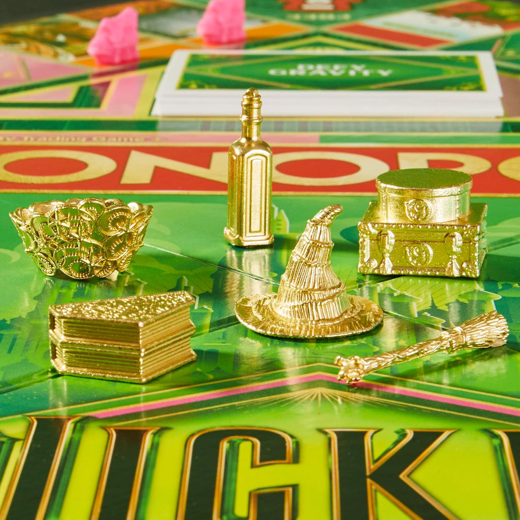 Monopoly Wicked Edition - Juego de mesa | Inspirado en la película | A partir de 8 años | 2 a 6 jugadores | 30 minutos | Juegos familiares para niños, adolescentes y adultos