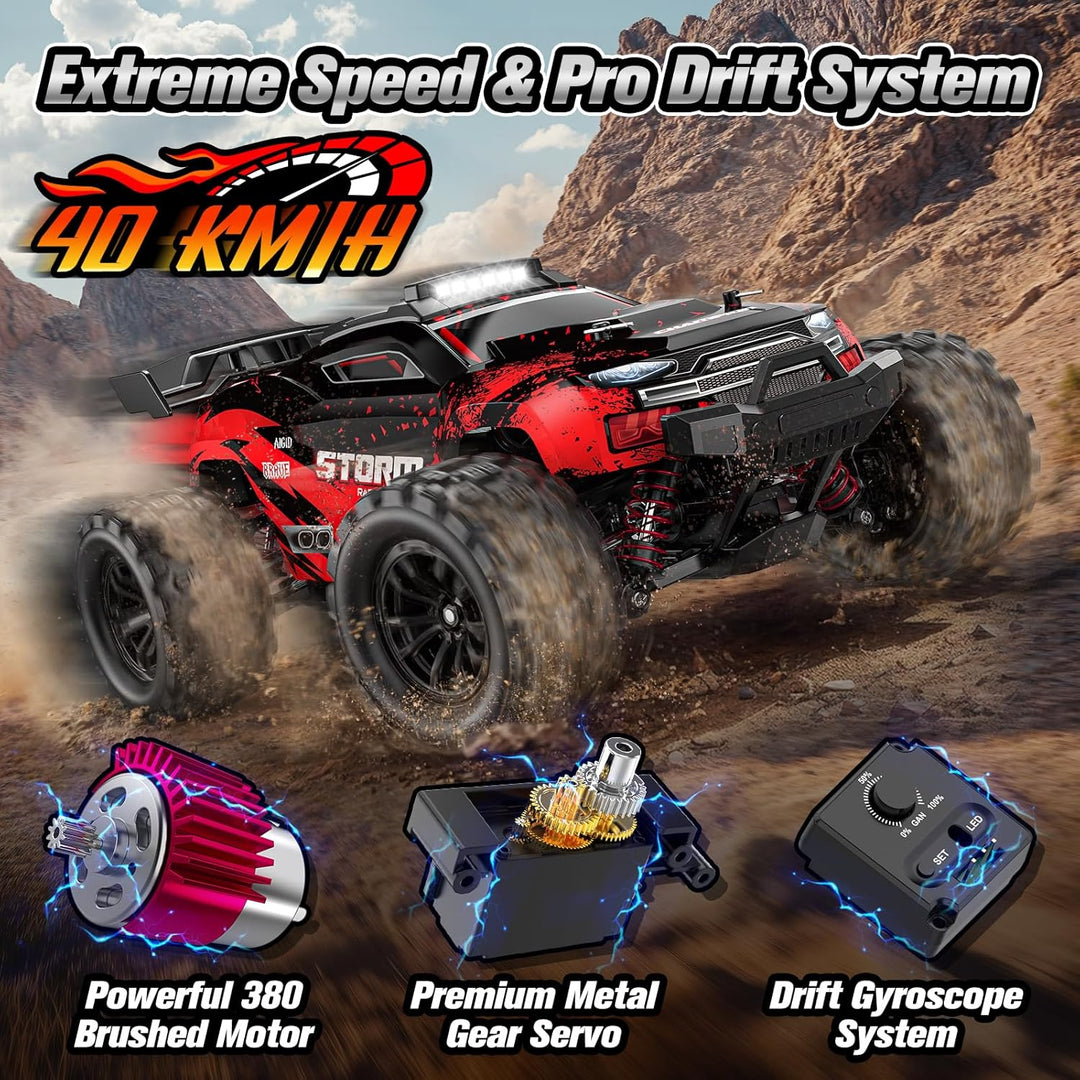 Lvcdzr 1:18 Coches RC, Automóvil de control remoto de 2.4GHz 4WD de...
