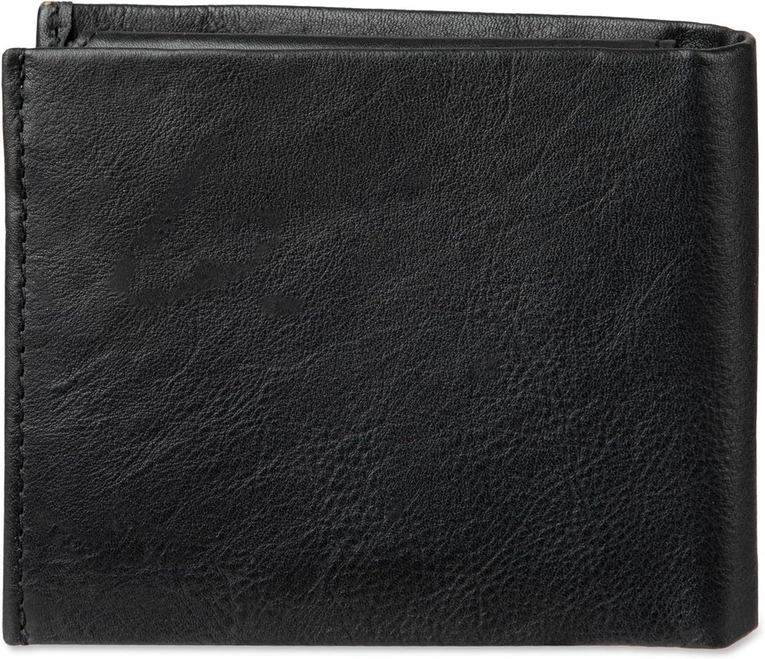 Calvin Klein Billetera plegable minimalista de piel RFID para hombr...