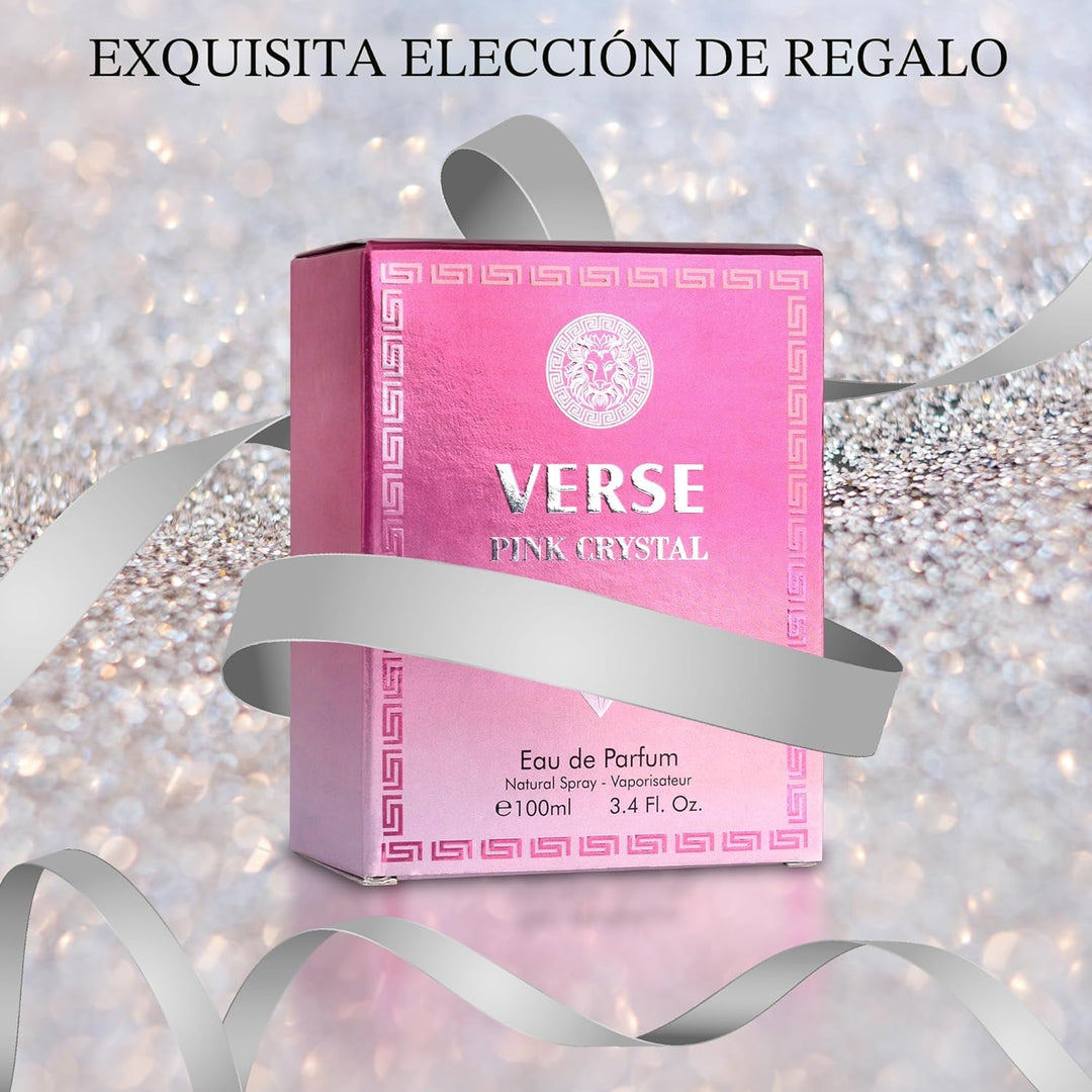 Verse Pink Crystal Eau De Parfum para Mujer - Notas Superiores de G...