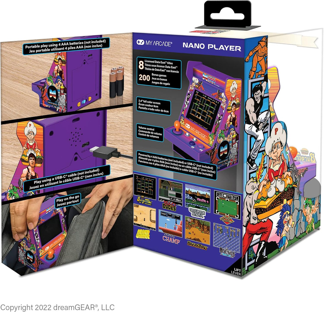 MY ARCADE Data East Hits Nano Player - 4.5" Fully Playable Port...
