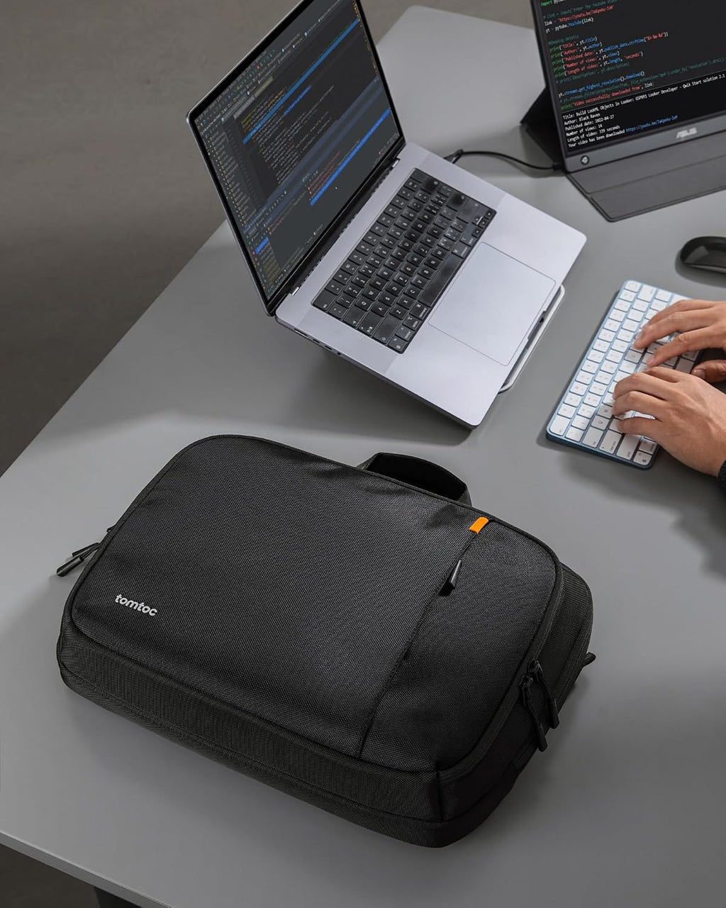 tomtoc Maletín protector para portátil de 16 pulgadas con doble