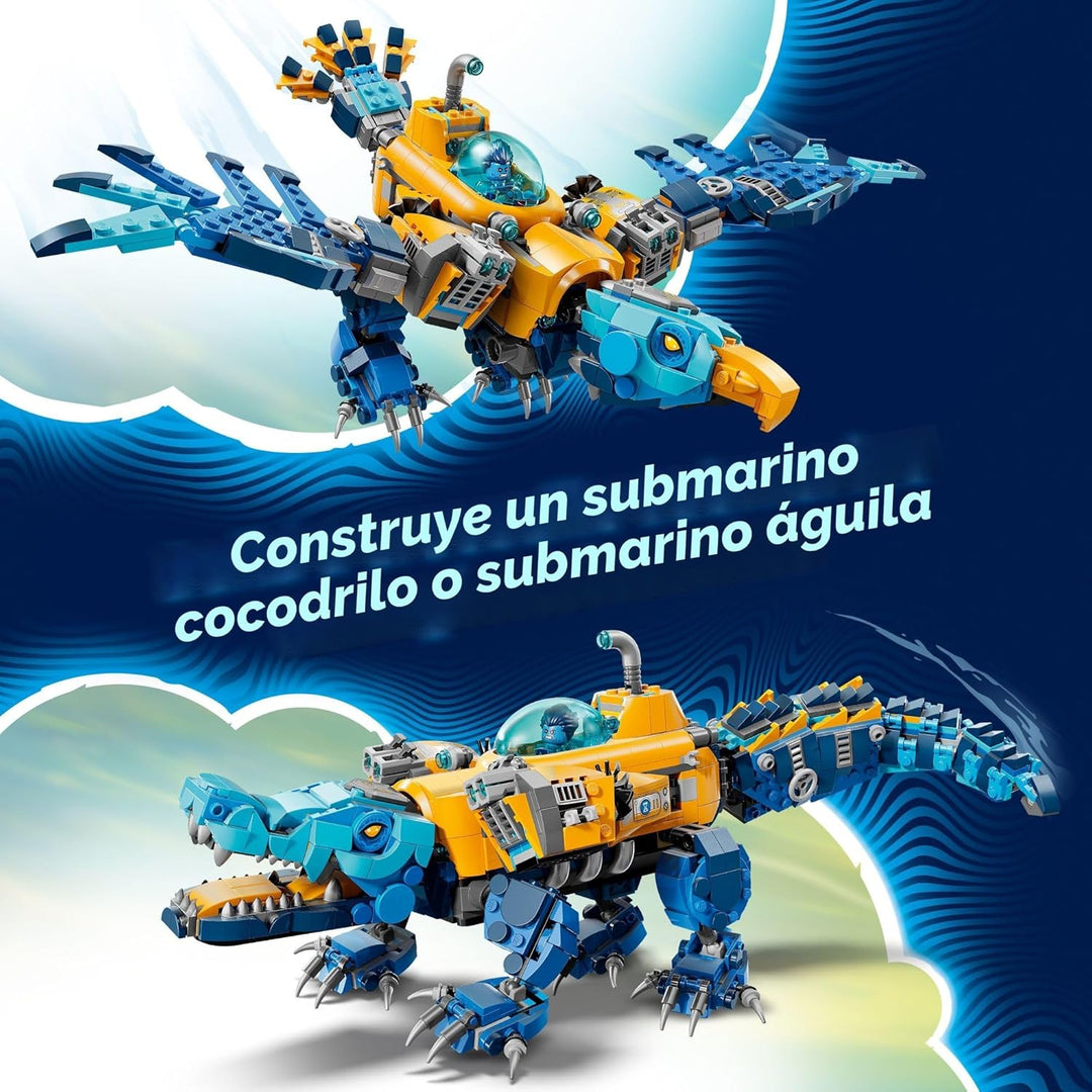 LEGO DREAMZzz - Juguete de construcción submarino de cocodrilo para...