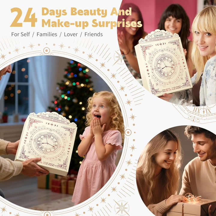 Glam Code Calendario de Adviento de maquillaje 2025, juego de regal...