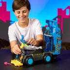 MRBEAST LAB Hybrids Mobile Battle Lab, MEGA-TECH Hybrid Figure, Toy Vehicle