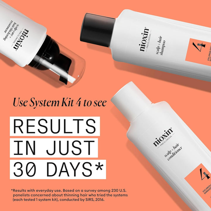 Nioxin System 4 Scalp Care + Hair Thickening Leave-In Treatment for...