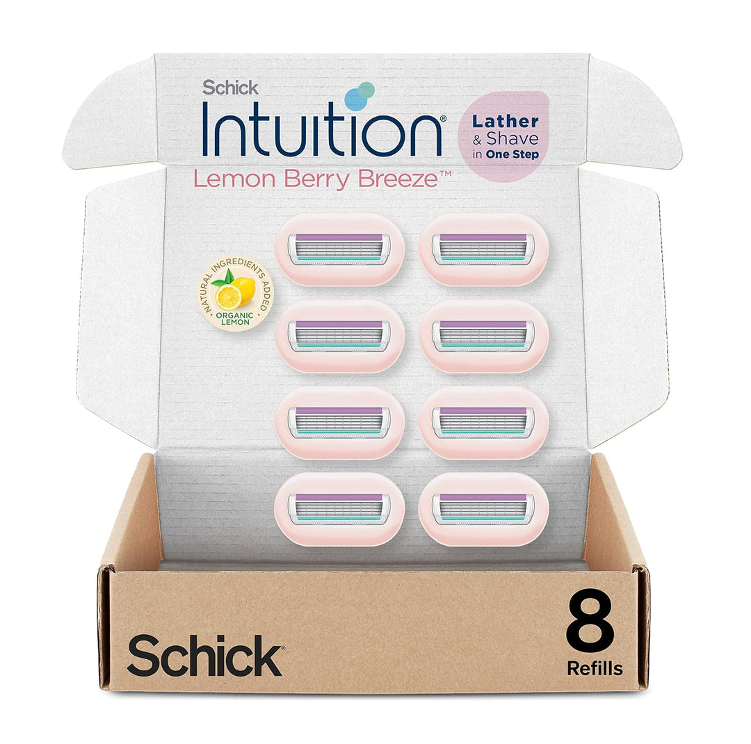 Schick INTUITION - Recambio de maquinillas de afeitar Lemon Berry B...