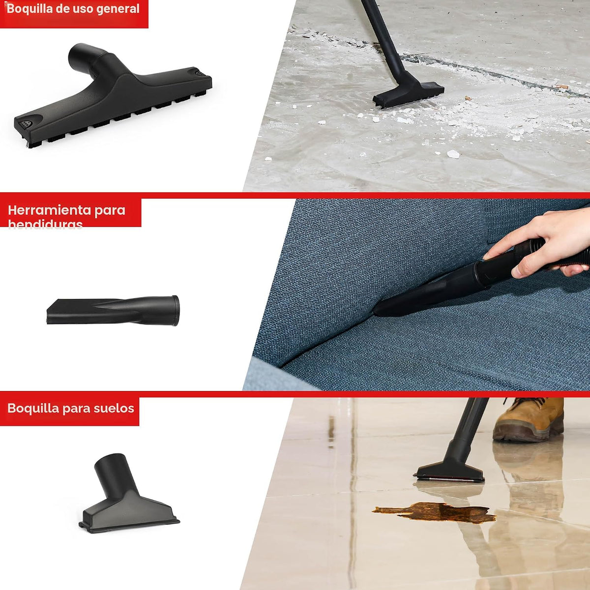 Shop-Vac Aspiradora húmeda/seca HP de 3 galones y 4.0 pico con función de