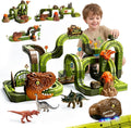 Juego de 135 piezas de tren eléctrico de dinosaurio para niños de 3 a 12 años, juego de tren eléctrico 3D para niños pequeños, juguetes de construcción de pistas antigravedad, juguetes STEM