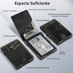Billetera para hombre minimalista con bloqueo RFID y ranura para tarjetas