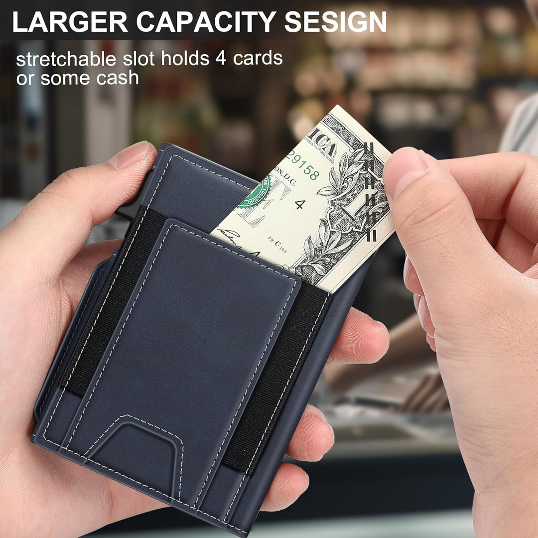 Cartera SEMORID para hombres con soporte para tarjetas de crédito d...