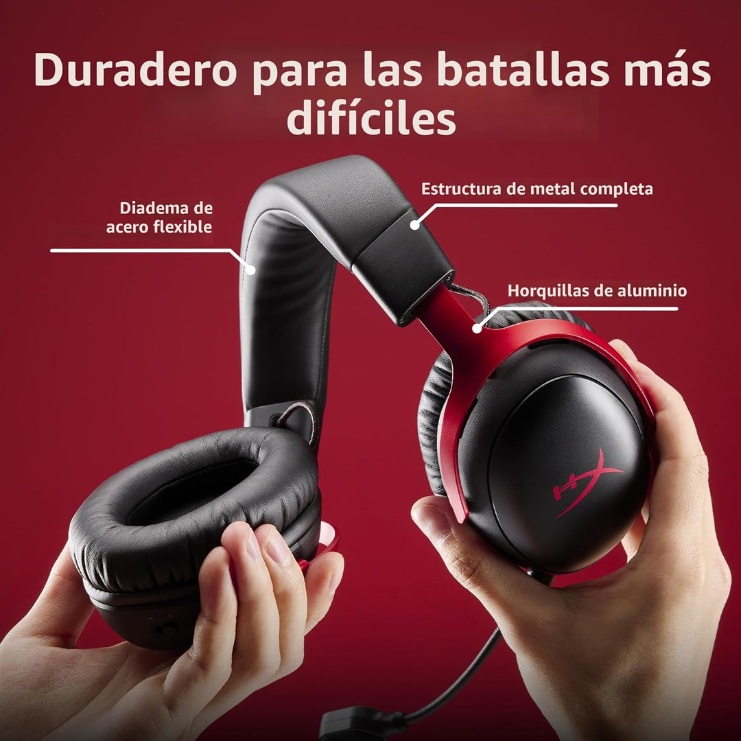 HyperX Cloud III S \u2013 Auriculares inalámbricos para juegos, 2.4...