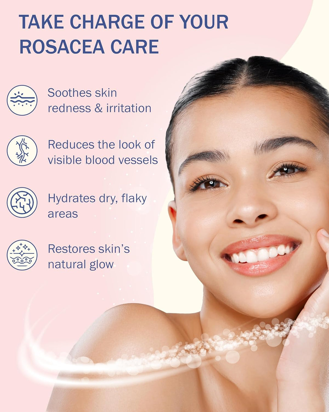 Tratamiento para rosácea para cuidado de la piel para mujeres y hom...