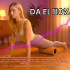 Rodillo de espuma fuerte 321 – Masajeador de tejido profundo de densidad media para masaje muscular y liberación de puntos miofascial, con eBook 4K