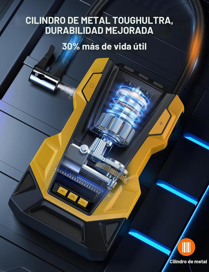AstroAI Inflador de neumáticos AC\/DC Compresor de aire portátil pa...