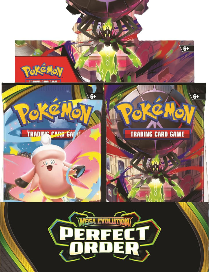 Pokémon TCG: Mega Evolution: caja de presentación de refuerzo de pe...