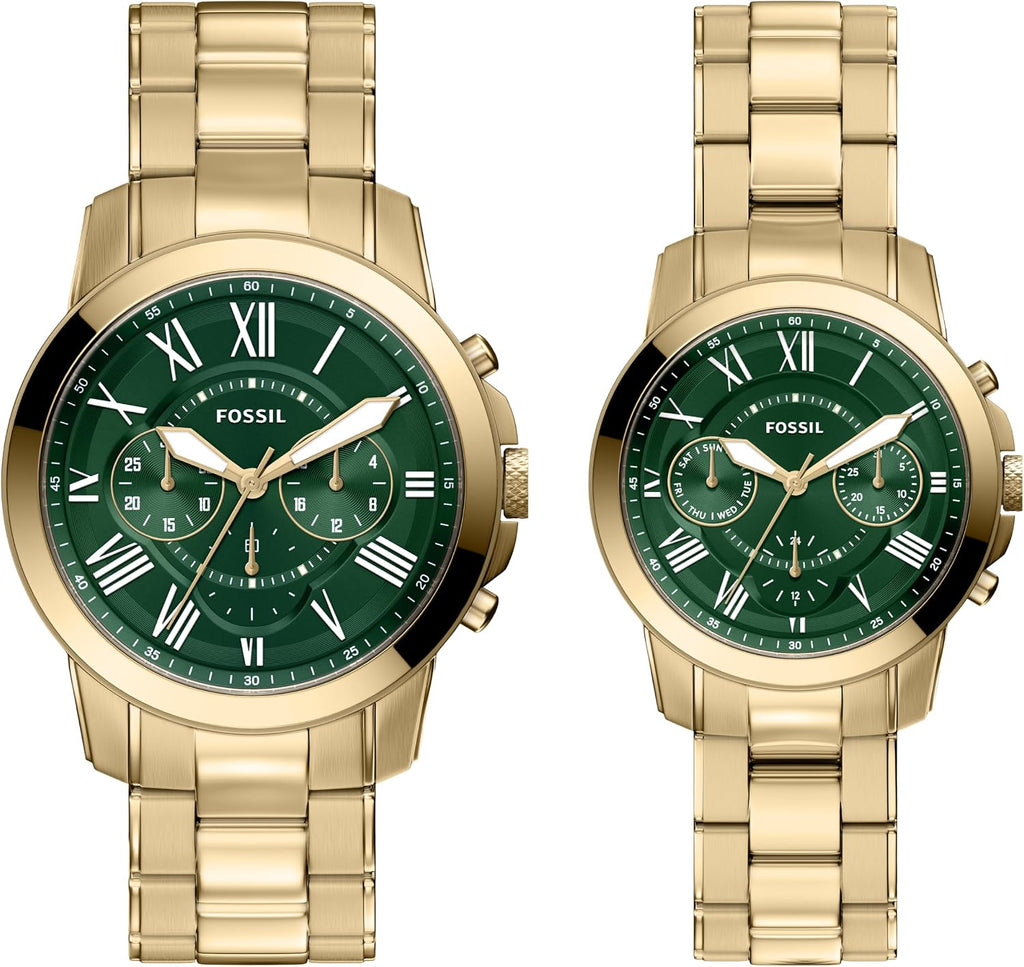 Fossil Reloj para hombre, reloj cronógrafo de cuarzo Grant