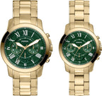 Fossil Reloj para hombre, reloj cronógrafo de cuarzo Grant