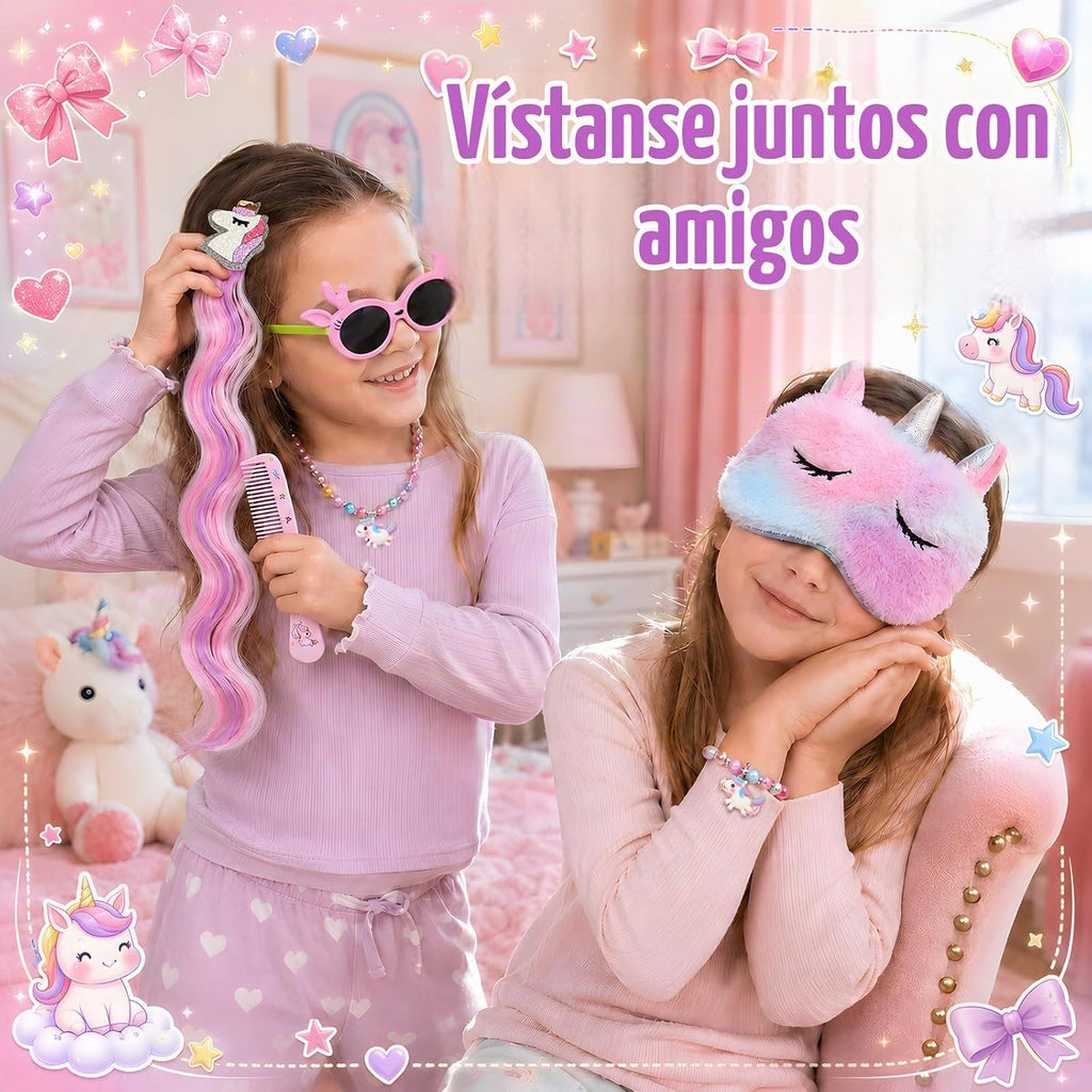Calendario de Adviento 2026, joyería de unicornio para niñas, sorpresas de 24 días con pulsera de unicornio, collar, accesorios para el cabello, regalos de cuenta regresiva de Navidad, rellenos de