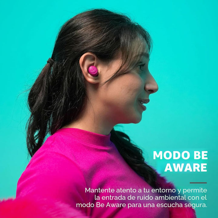 JLab Go Air Pop+ Auriculares Verdaderamente Inalámbricos, Auricular...