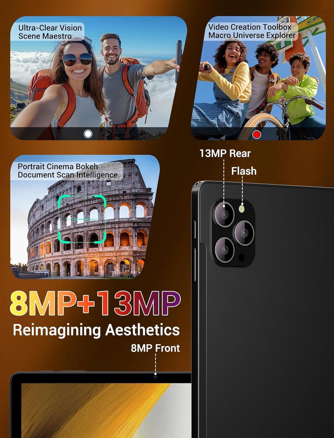 2026 Tableta de 11 pulgadas Android 15 con teclado Stylus Mouse: Ta...
