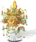 Piececool Kit de modelos de rompecabezas asiáticos de metal 3D, kit de construcción de metal Coronet Garuda para adultos, rompecabezas de rompecabezas de bricolaje, kits de modelos de manualidades