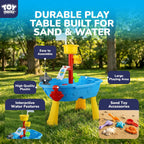 TOY Life Juego de mesa de arena y agua de barco pirata, de 3 a 6 años