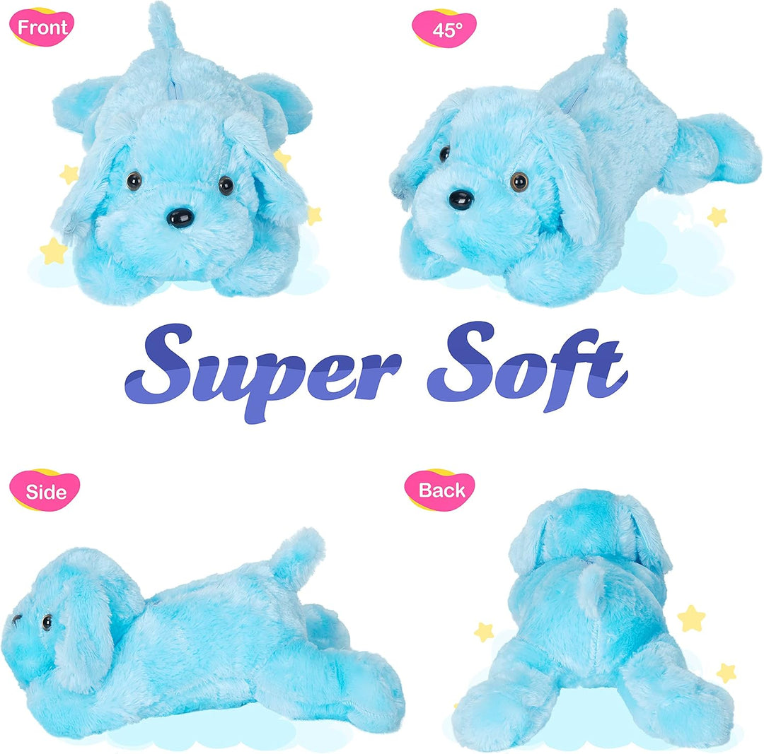 Perrito de peluche con luz LED para ver por la noche, 20 pulgadas,...