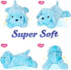 Perrito de peluche con luz LED para ver por la noche, 20 pulgadas,...