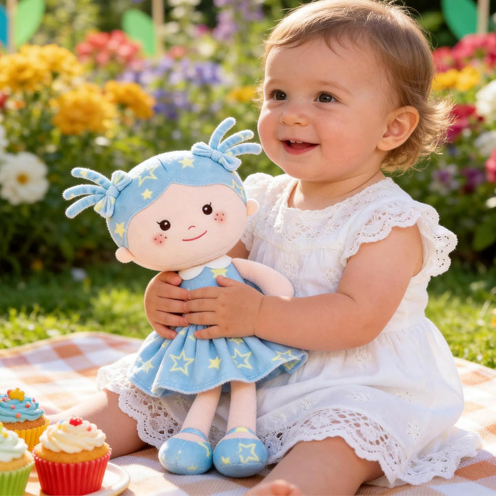 Onetoo Primera Muñeca de Bebé de Trapo de Felpa para Niñas, Muñeca...