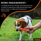 BIONIC Juguete de hueso para perros de entre 30 y 60 libras, grande