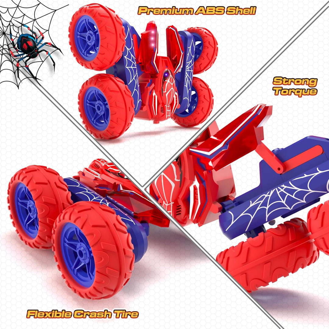 Spider - Autos de control remoto para niños de 4 a 7 360°