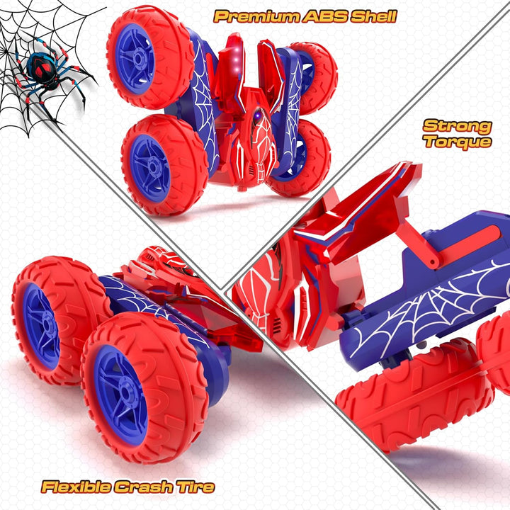 Spider - Autos de control remoto para niños de 4 a 7 360°