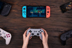Controlador 8BitDo Pro 2 Bluetooth para Switch, actualización con joystick de efecto Hall, controlador de juego inalámbrico para Switch, PC, Android, Steam Deck y Apple (Edición Negra)