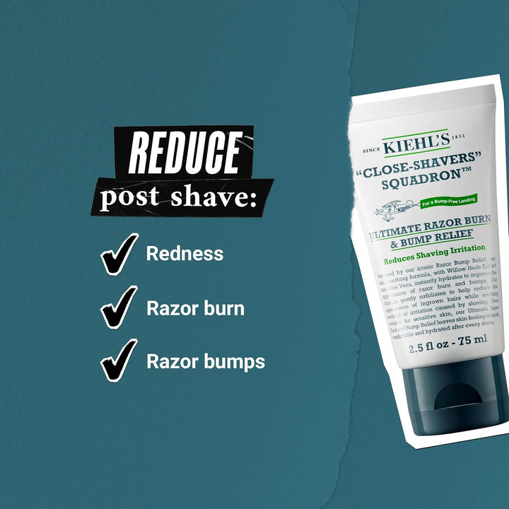 Kiehl's Ultimate Razor Burn &amp; Bump Relief, crema nutritiva...
