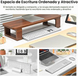 Combo de teclado y mouse inalámbricos recargables, juego de teclado...