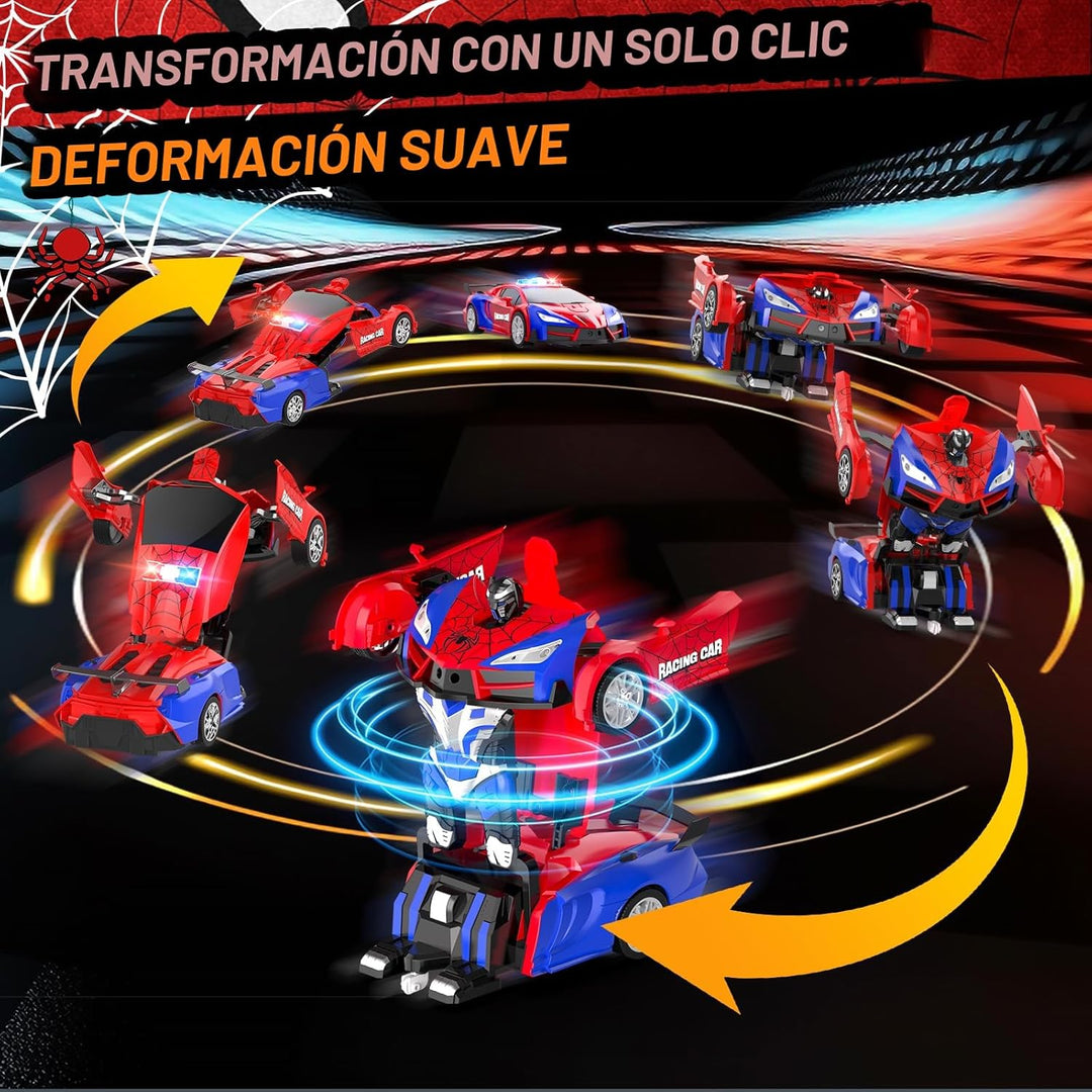 Auto a control remoto con transformación de un botón, autos RC que...